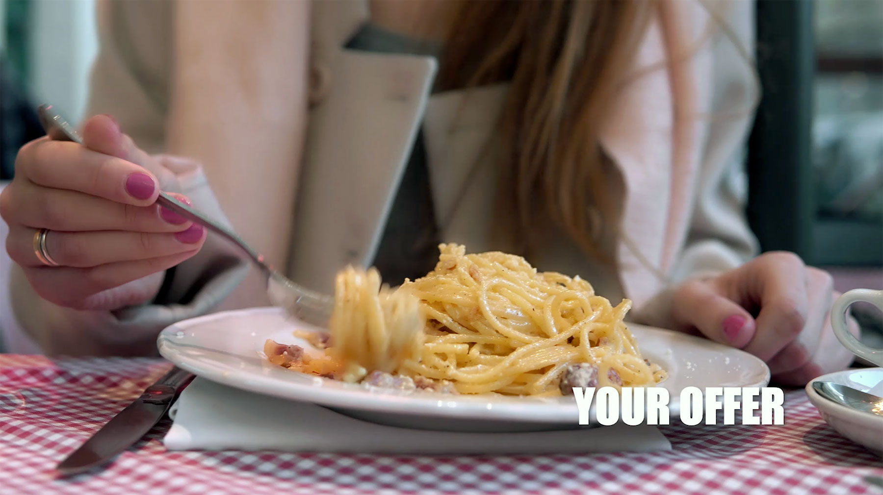 Italian Restaurant Ad Sample 1